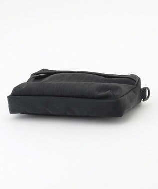 YUSHI RiVER - SHOULDER POUCH ショルダーポーチ  シワ加工 ブラック