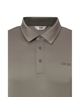 DAKS 【DAKS GOLF】冷感テクスチャ長袖ポロ ベージュ