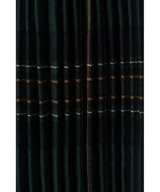 CRAFT STANDARD BOUTIQUE 配色チェックプリーツスカート Check Green