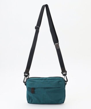 YUSHI RiVER - SHOULDER POUCH ショルダーポーチ  シワ加工 ブルーグリーン