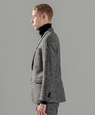 JOSEPH HOMME ライトツイディーブークレ　ジャケット ライトグレー系