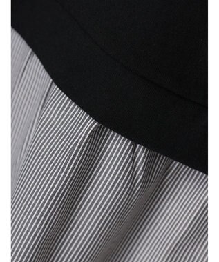 Green Parks 脇リボンドッキングプルオーバー Black