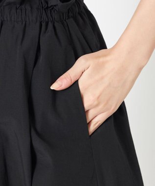 NAVE 【Nave・洗える】ドライタッサー スカート ブラック系