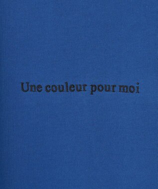 ANY 【2SET】ミニロゴトップス×ドットプリーツスカート セット ブルー×ブルー