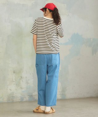 J.PRESS YORK STREET 【WOMEN】レトロボーダー Tシャツ ベージュ系1