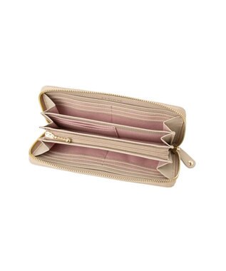 CLATHAS ミカ ラウンド長財布 ベージュ