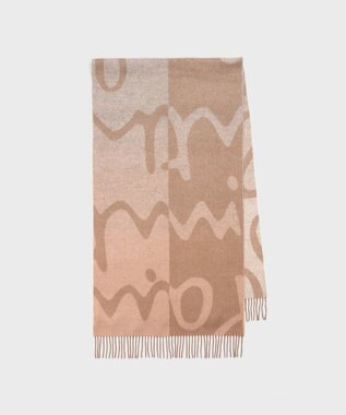 Paul Smith グラデーション ロゴ マフラー キャメル