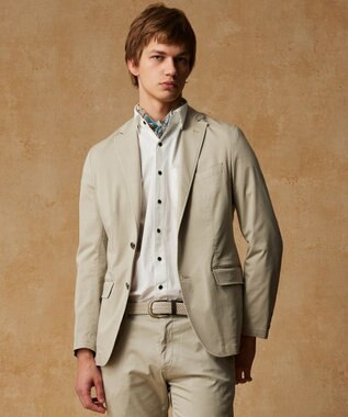 JOSEPH ABBOUD 【オーガニックコットン使用】ジオメトリックパターンシャツ ホワイト系5