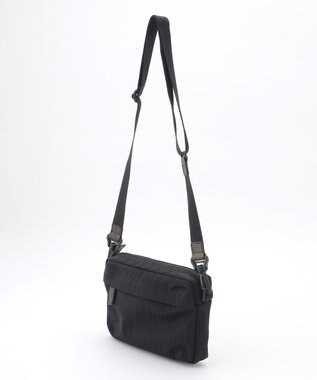 YUSHI RiVER - SHOULDER POUCH ショルダーポーチ  シワ加工 ブラック