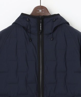 JOSEPH ABBOUD MOUNTAIN 【UNISEX】リバーシブルストレッチ ダウンパーカー ネイビー系