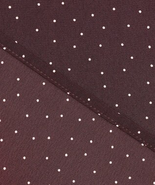 J.PRESS LADIES 【洗える】フェミニッシュパウダー dots ボウタイ ブラウス ワイン系5