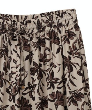 YECCA VECCA アートプリントスリットワイドパンツ Multi