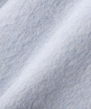 YECCA VECCA ウール混ミドル丈スタンドカラーコート Sax