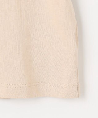 ANY KIDS バックプリント 半袖Tシャツ ベージュ（ピザ）