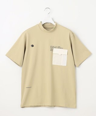 PW CIRCULUS 【UVカット / 吸水速乾 / 伸縮性抜群】【MEN】ポケットモック T ベージュ系