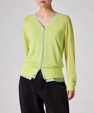 Paul Smith シアーレイヤード 長袖カーディガン