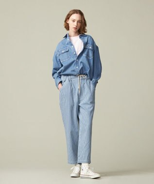 J.PRESS YORK STREET 【UNISEX】デニムワークシャツ サックスブルー系