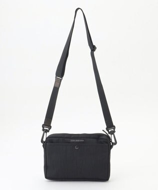 YUSHI RiVER - SHOULDER POUCH ショルダーポーチ  シワ加工 ブラック