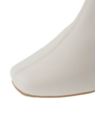 Green Parks ＲＵＰＩＳ．ヒール金具ストレッチブーツ Ivory