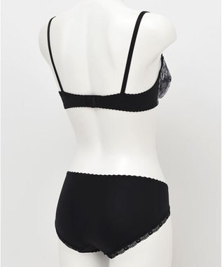 Wing 通販限定　ブラ＆ショーツセット　3/4カップブラ　ウイング／ワコール　CB3711 ブラック