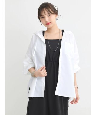 earth music&ecology フーディーシャツ