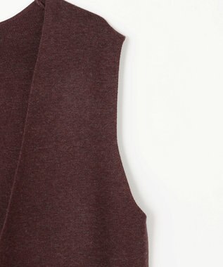 ANY マシュマロニットジレ チョコレート