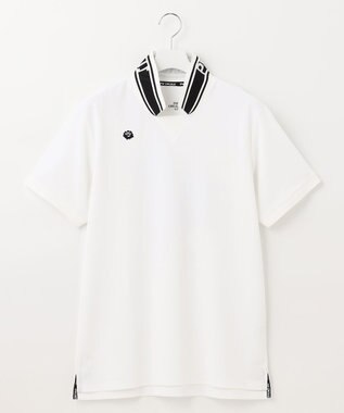 PW CIRCULUS 【MEN】【吸汗速乾】アニマル バックプリント ポロシャツ ホワイト系