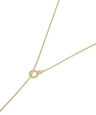 YECCA VECCA ハーフチョーカーY字ネックレス Gold