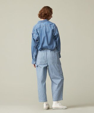 J.PRESS YORK STREET 【UNISEX】デニムワークシャツ サックスブルー系