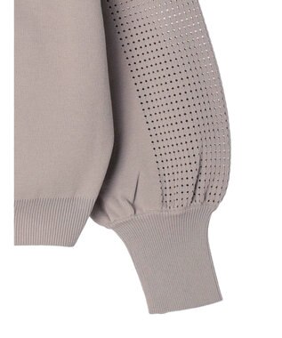 Green Parks ・ｆｕｒｒｙ　ｒａｔｅ２ｗａｙかる~いニットカーデ Light Gray