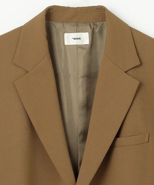 NAVE 【ReNAVE・洗える/UVカット】スパンポリエステル ジャケット カーキ系