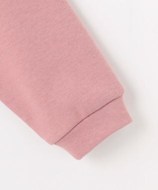 ANY KIDS なかよしサガラ刺繍 裏シャギー トレーナー ピンク×ウサギ