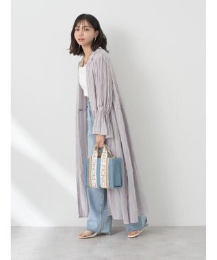 earth music&ecology マルチストライプワンピース Off White