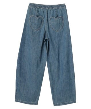 Green Parks ・Ｄｏｕｂｌｅ　Ｆｌａｇｓ　ハートポケットデニムパンツ Indigo