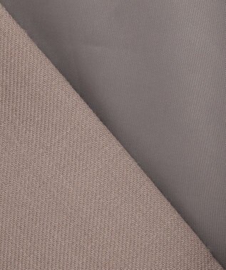 自由区 S ライトウールダブルクロススタンドカラー ジャケット ライトグレー系