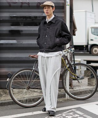 WEGO 【ユニセックス着用ITEM】リジットデニムジャケット デニムブラック