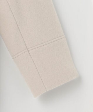 J.PRESS LADIES ショートビーバー ショート丈 ステンカラー コート ベージュ系