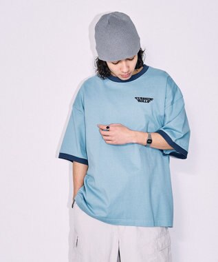 WEGO ボーイズグラフィックリンガーBIGT（S） ブルー