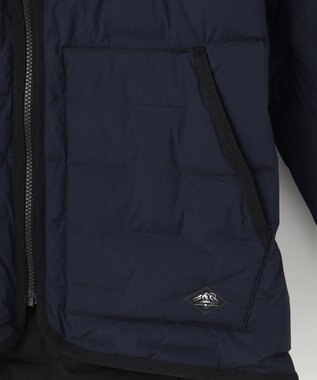 JOSEPH ABBOUD MOUNTAIN 【UNISEX】リバーシブルストレッチ ダウンパーカー ネイビー系