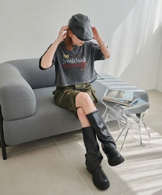 WEGO ヴィンテージウォッシュグラフィックショートT 柄2