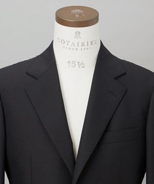 GOTAIRIKU シワになりにくい【御幸毛織/みゆきけおり】DRY SPINNER(ドライスピナー)スーツ_ブラック ブラック系8