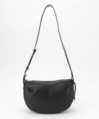 組曲 ハーフムーンショルダー バッグ ブラック系