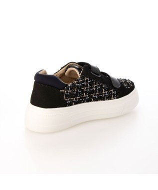 MODE ET JACOMO <MODE ET JACOMO>厚底ベルクロスニーカー ブラックキジ