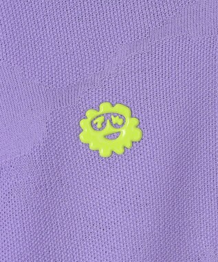 PW CIRCULUS 【手洗い可能】【MEN】アニマルドットニットモック ゴルフ パープル系