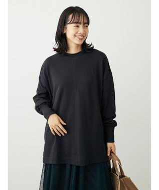 Green Parks ＢＰセンターシームミニ裏毛プルオーバー Black