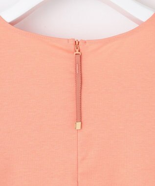 自由区 【Premium Collection】フレアスリーブスムースジャージー カットソー コーラル