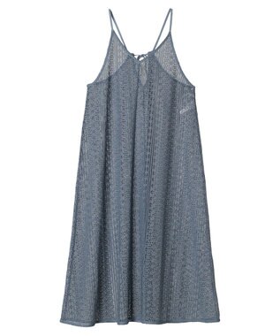 earth music&ecology レースキャミワンピース Blue