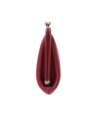 genten カットワーク 口金長財布 ワイン