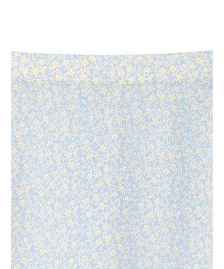 earth music&ecology フラワープリントフレアスカート Sax