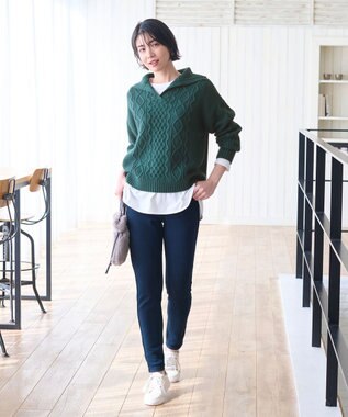 ANY 【裏起毛】ウォームタッチパンツ デニム